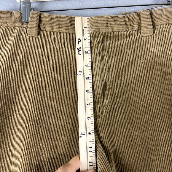 Brooks Brothers Clark Fit Corduroy Pants Mens 38x32 (36x30) Tan Classic - Picture 6 of 15